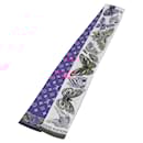 LOUIS VUITTON Bando World of Love Scarf Silk Pink M71489 LV Auth 157290 - Louis Vuitton