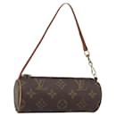 LOUIS VUITTON Monogram Papillon Pouch LV Auth ka754 - Louis Vuitton