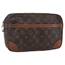 LOUIS VUITTON Monogram Compiegne 28 Clutch Bag M51845 LV Auth BA7866 - Louis Vuitton