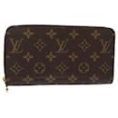 LOUIS VUITTON Monogram Zippy Wallet Long Wallet M42616 LV Auth 78637AM - Louis Vuitton