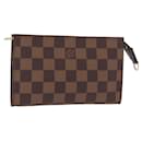 LOUIS VUITTON Damier Ebene Marais Pouch LV Auth BA8576 - Louis Vuitton