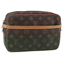 LOUIS VUITTON Monogram Compiegne 23 Clutch Bag M51847 LV Auth ka672 - Louis Vuitton