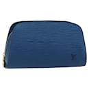 LOUIS VUITTON Epi Dauphine PM Pouch Blue M48445 LV Auth BA6544 - Louis Vuitton