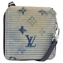 LOUIS VUITTON Monogram Watercolor Zippy Compact Wallet Blue M80461 Auth 151307 - Louis Vuitton