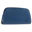LOUIS VUITTON Epi Dauphine PM Pouch Blue M48445 LV Auth 147225 - Louis Vuitton