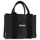 BALENCIAGA Hand Bag Leather 2way Black Silver Auth BA7090 - Balenciaga