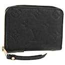LOUIS VUITTON Empreinte Zippy Coin Purse Coin Purse Black M60574 Auth 153626SAM - Louis Vuitton