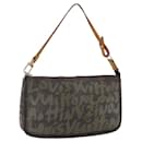 LOUIS VUITTON Graffiti Pochette Accessoires Pouch Khaki M92191 LV Auth 150893 - Louis Vuitton