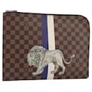 LOUIS VUITTON Damier Savannah Pochette Jules GM Clutch Bag N63345 LV Auth ti3498 - Louis Vuitton