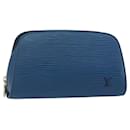LOUIS VUITTON Epi Dauphine PM Pouch Blue M48445 LV Auth 142961 - Louis Vuitton