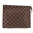 LOUIS VUITTON Damier Ebene Poche Toilette 26 Pouch N47543 LV Auth 147199 - Louis Vuitton