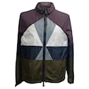Valentino Garavani Zipped Windbreaker Jacket in Multicolor Polyester 