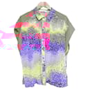 LEONARD French Sleeve Silk Chiffon Shirt - Autre Marque