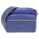 Louis Vuitton Taiga Lama Outdoor Messenger Coated Canvas Calf Shoulder Bag