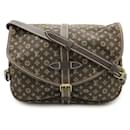 Louis Vuitton Monogram Mini Lin Saumur 30 Shoulder Bag