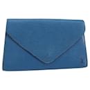 LOUIS VUITTON Epi Art Deco Clutch Bag Blue M52635 LV Auth BA8924 - Louis Vuitton