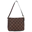 LOUIS VUITTON Damier Ebene Trousse Makeup Pouch N51982 LV Auth 156698 - Louis Vuitton