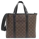 Louis Vuitton Monogram Macassar Weekend Tote Bag