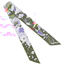 Hermès Pink Sur Mon Nuage Silk Twilly Scarf