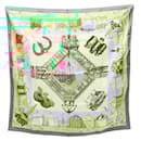 Carré 90 Charmes des Plages Normandes en soie Hermès