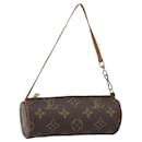 LOUIS VUITTON Monogram Papillon Pouch LV Auth BA8764 - Louis Vuitton