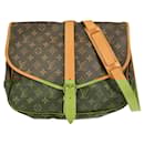Louis Vuitton Saumur Handbag Monogram Canvas 35