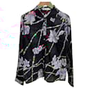 LEONARD SPORT Flower Print Sheer Blouse - Autre Marque