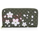Louis Vuitton x TM Monogram Canvas Cherry Blossom Zippy Wallet