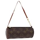 LOUIS VUITTON Monogram Papillon Pouch LV Auth BA9102 - Louis Vuitton