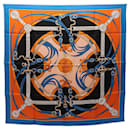 Carré 90 LA PROMENADE DU MATIN en soie Hermès