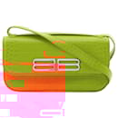 Balenciaga Leather Gossip Shoulder Bag Orange