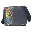 Louis Vuitton Damier Cobalt District Shoulder Bag
