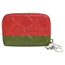 Dior Small Patent Cannage Lady Dior Voyageur Coin Purse