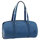 LOUIS VUITTON Epi Soufflot Hand Bag Blue M52225 LV Auth 157853 - Louis Vuitton