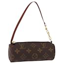 LOUIS VUITTON Monogram Papillon Pouch LV Auth 157373 - Louis Vuitton