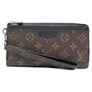 Louis Vuitton Monogram Macassar Zippy Dragonne Wallet