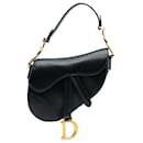Dior Black Mini Smooth Calfskin Saddle Bag