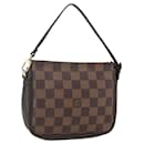 Louis Vuitton Trousse Make Up Bag Damier Canvas
