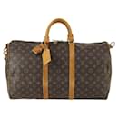 Louis Vuitton Keepall Bandouliere Bag Monogram Canvas 50
