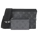 Louis Vuitton Monogram Eclipse Reverse Gaston Wearable Wallet Shoulder Bag