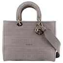Lady Dior Large Tote Shoulder Bag