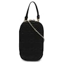 Dior Lady Dior Leather Phone Holder Crossbody