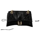 Crush Small Chain Shoulder Crossbody Bag - Balenciaga