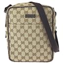 Gucci GG Canvas Leather Shoulder Bag