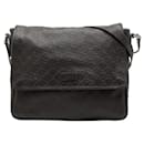 Gucci Guccissima Brown Leather Shoulder Bag