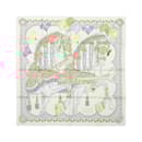 Hermes Carré 90 "HARNAIS DE COEUR" Silk handkerchief in Multicolor - Hermès