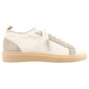 ELEVENTY Panelled Knitted Sneakers in Beige, Size 44 EU - Autre Marque