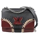 Louis Vuitton Epi Leather Twist MM Shoulder Bag in Black M42449