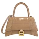 Balenciaga Hourglass Small Calf Shoulder Bag