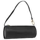 LOUIS VUITTON Epi Soufflot Pouch Black LV Auth BA9438 - Louis Vuitton